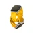 Браслет Uniq Fluo Magnetic+Pin совместимый с AppleWatch (40/41/42/44/45/49 mm) силиконовый желтый