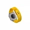 Браслет Uniq Fluo Magnetic+Pin совместимый с AppleWatch (40/41/42/44/45/49 mm) силиконовый желтый