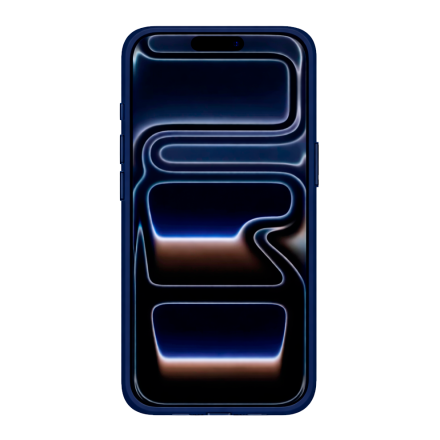 Противоударная накладка KEEPHONE SUMEE с Magsafe совместимая с 17 Pro синий