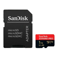 Карта памяти SanDisk Extreme Pro Micro SD 1Tb U3 A2 V30 200/140MB/S 4K с адаптером