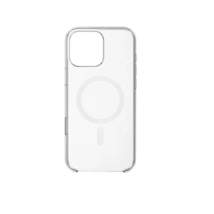 Пластиковая накладка Clear Case с MagSafe совместимая с iPhone 16 Pro прозрачная