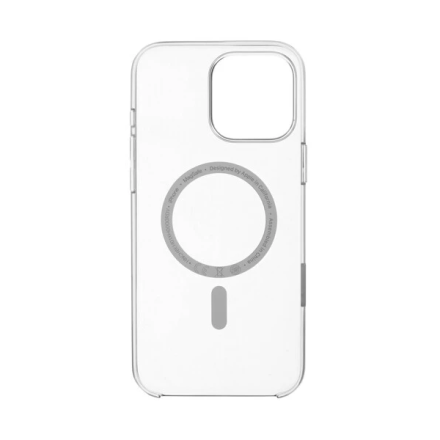 Пластиковая накладка Clear Case с MagSafe совместимая с iPhone 16 Pro прозрачная