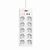 Сетевой фильтр Wiwu Wi-S008 (10 розеток + 2 USB 18W + 2 Type-C 20W) White (белый) (Китай)