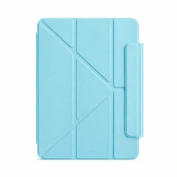Чехол-книжка WIWU Smart Folio совместимый с iPad Air 13 (2024/2025)/Pro 12.9" голубая