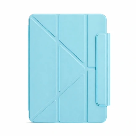 Чехол-книжка WIWU Smart Folio совместимый с iPad Air 13 (2024/2025)/Pro 12.9" голубая