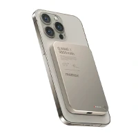 Внешний аккумулятор Momax S.Pass Ultra Slim с MagSafe 5000 mAh 15w титан CCC