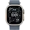 Apple Watch Ultra 3 (2025) GPS + Cellular, 49 мм, корпус из бежевого титана, ремешок Ocean (One Size) цвета «синий якорь» MEWH4