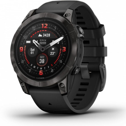 Умные часы Garmin Epix PRO Gen2 47” black (черные)