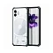 Пластиковая накладка для Nothing Phone (2) прозрачная черный кант Partner