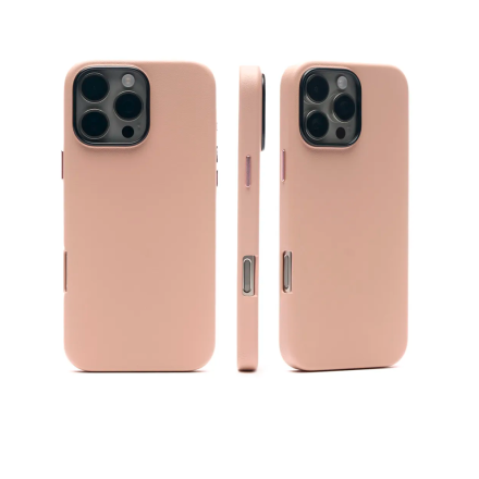 Накладка из эко-кожи Kzdoo Noble Collection совместимая с iPhone 16 Pro пустынная