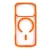 Противоударная накладка Cabal Protect Clear Case c MagSafe для iPhone 17 Pro оранжевый кант