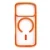 Противоударная накладка Cabal Protect Clear Case c MagSafe для iPhone 17 Pro оранжевый кант