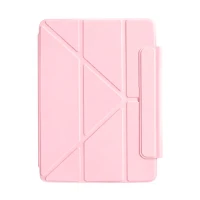 Чехол-книжка WIWU Smart Folio совместимый с iPad Air 13 (2024/2025)/Pro 12.9" розовая