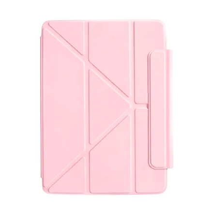 Чехол-книжка WIWU Smart Folio совместимый с iPad Air 13 (2024/2025)/Pro 12.9" розовая