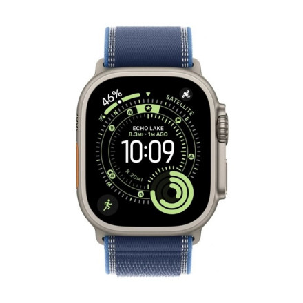 Apple Watch Ultra 3 (2025) GPS + Cellular, 49 мм, корпус из титана, ремешок Trail (M/L) цвета blue (синий) MEWU4