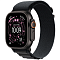 Apple Watch Ultra 3 (2025) GPS + Cellular, 49 мм, корпус из черного титана, ремешок Alpine (M) цвета black (черный) MF0V4