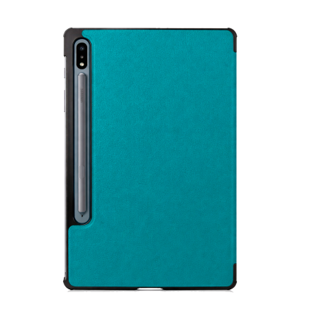 Чехол-книжка совместимый с Samsung Tab S10+/S9+/S9FE+ зеленый