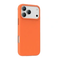 Накладка Silicone Case KEEPHONE ROSANA с MagSafe совместимая с iPhone 17 Pro оранжевая