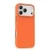 Накладка Silicone Case KEEPHONE ROSANA с MagSafe совместимая с iPhone 17 Pro оранжевая