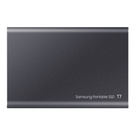 Внешний SSD-накопитель Samsung T7 Portable 2Tb MU-PC2T0T/AM USB 3.2 (1.050 MB/S)  Titan Gray (серый)