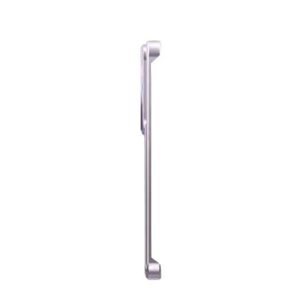 Алюминиевая накладка с ароматизатором Movenchy MagSafe совместимая с iPhone 16 Pro черная/серебро