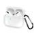 Силиконовый чехол совместимый с AirPods Pro 2 с карабином прозрачный