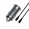 Автомобильное зарядное устройство Acefast B16 (USB-A/USB-C)+кабель(Type-C/Type-C) 95W