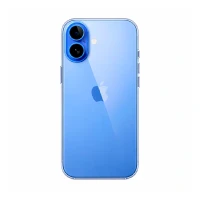 Силиконовая накладка WIWU iShield One совместимая с iPhone 17 прозрачная