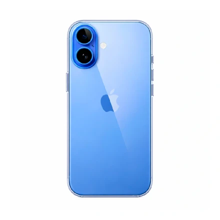 Силиконовая накладка WIWU iShield One совместимая с iPhone 17 прозрачная