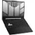 Ноутбук  15.6" Ноутбук ASUS TUF Dash F15 FX517ZE-HN120 (FHD, IPS, 250n, 144Hz, i7-12650H, 16GB, SSD 1TB, 3050Ti 4GB, DOS)