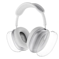 Силоконовый чехол совместимый с AirPods Max прозрачный