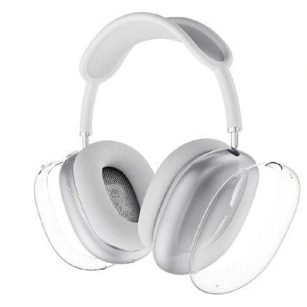 Силоконовый чехол совместимый с AirPods Max прозрачный