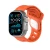 Ремешок Aulumu A02 совместимый с Apple Watch (44-45-46-49mm) силикон оранжевый