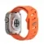 Ремешок Aulumu A02 совместимый с Apple Watch (44-45-46-49mm) силикон оранжевый
