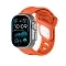 Ремешок Aulumu A02 совместимый с Apple Watch (44-45-46-49mm) силикон оранжевый