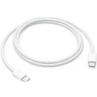 Кабель совместимый с Apple Type-C/Type-C плетеный 60Вт 1м (MW493ZE) белый SZ