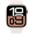 Apple Watch Series 10, 46 мм, корпус из алюминия цвета «розовое золото», спортивный ремешок цвета «светлый румянец» S/M (MWX23LW)