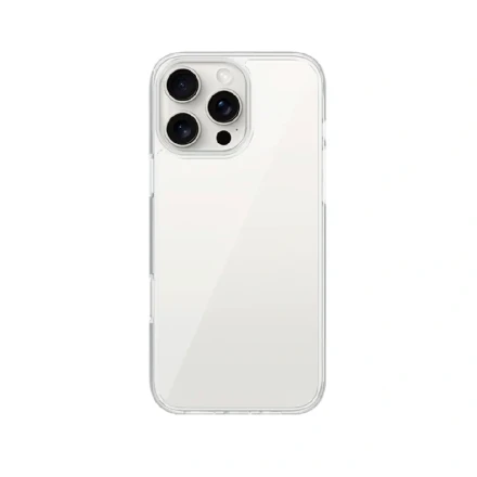 Пластиковая накладка Kzdoo Guardian совместимая с iPhone 16 Pro прозрачная