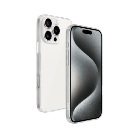 Пластиковая накладка Kzdoo Guardian совместимая с iPhone 16 Pro прозрачная