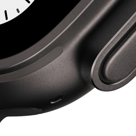 Apple Watch Ultra 3 (2025) GPS + Cellular, 49 мм, корпус из черного титана, ремешок Titanium Milanese Loop (L) цвета black (черный) MF1T4