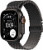 Apple Watch Ultra 3 (2025) GPS + Cellular, 49 мм, корпус из черного титана, ремешок Titanium Milanese Loop (L) цвета black (черный) MF1T4