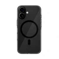 Пластиковая накладка Kzdoo IceGuard с MagSafe совместимая с iPhone 16 затемненная