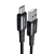 Кабель AceFast USB/Type-C (C1-04) нейлон 3A 1.2м черный