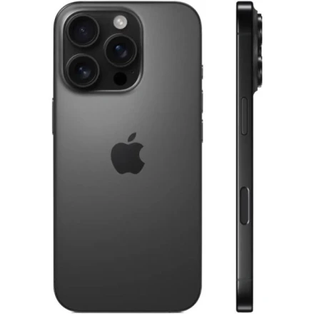 Смартфон  Apple iPhone 16 Pro 512GB Dual nano SIM black titanium (титановый чёрный) обмененный, без коробки (новый, не активированный, без RuStore) гарантия 1 год