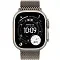 Apple Watch Ultra 3 (2025) GPS + Cellular, 49 мм, корпус из титана, ремешок Titanium Milanese Loop (M) цвета natural titanium (натуральный титан) MEWY4