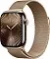 Apple Watch Series 10, 42 мм, корпус из титана цвета «титановый золотой», спортивный ремешок цвета «миланская петля» золотой (MX083)