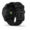 Часы Garmin fenix 7X Sapphire Solar (010-02541-23) титановый черный DLC с силиконовым ремешком