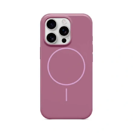Пластиковая накладка be Case с MagSafe совместимая с iPhone 16 Pro Max фиолетовая