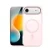 Накладка Silicone Case Mutural с MagSafe совместимая с iPhone 17 Air розовая