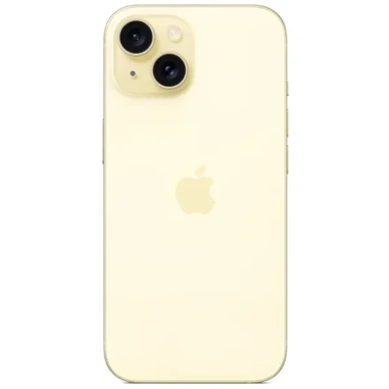Смартфон  Apple iPhone 15 128Gb eSIM yellow (желтый)